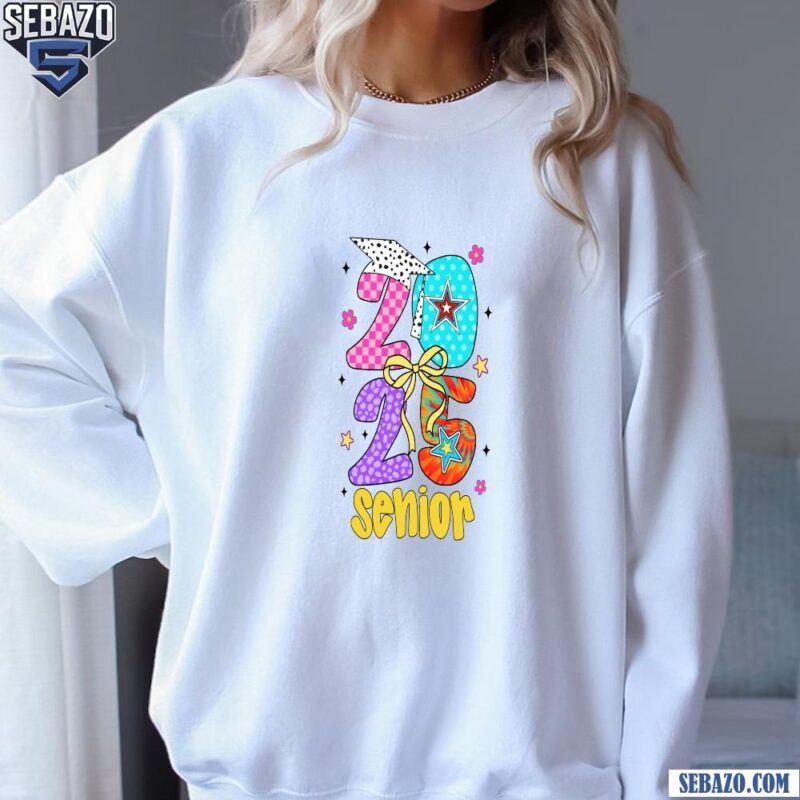 Retro Senior 2025 Graduation Class Of 2025 High School Graduate Shirt sweatshirt