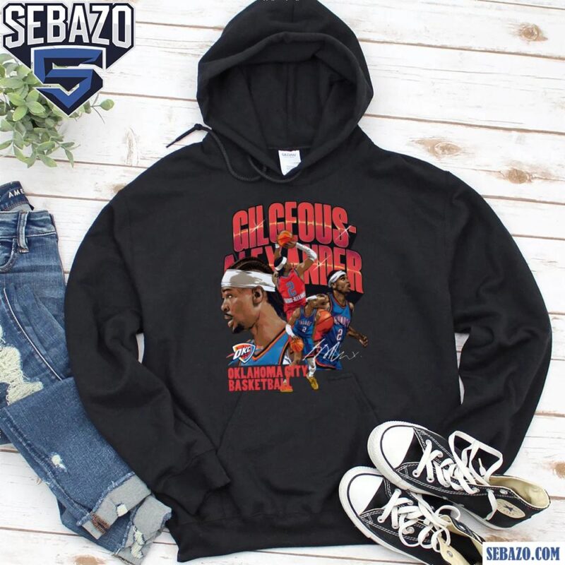 Retro Shai Gilgeous Alexander Oklahoma City Thunder Shirt hoodie