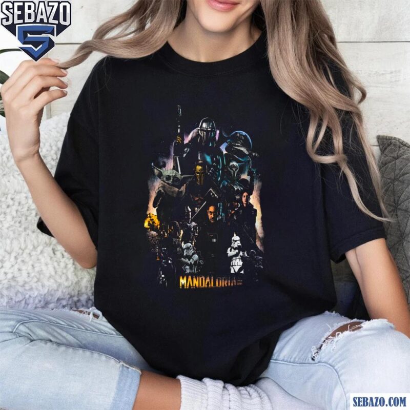 Retro Star Wars The Mandalorian Poster Shirt t-shirt