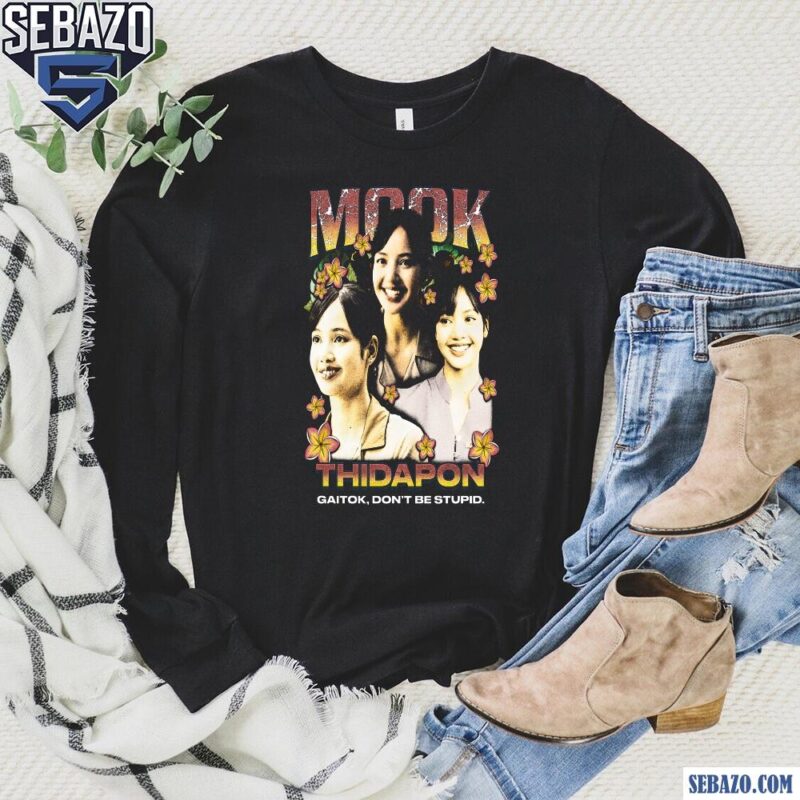 Retro The White Lotus Mook Thidapon Shirt long sleeved