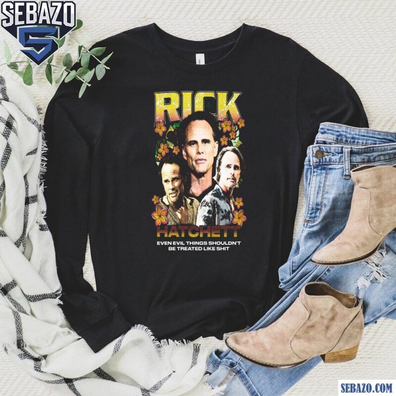 Retro The White Lotus Rick Hatchett Shirt long sleeved