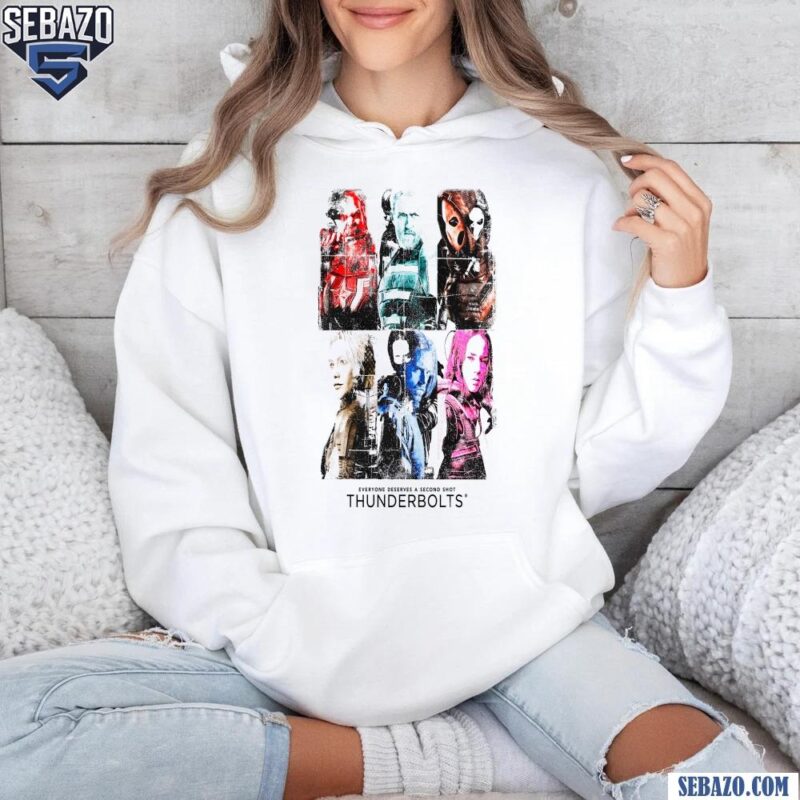 Retro Thunderbolts Everyone Deserves A Second Shot Shirt hoodie