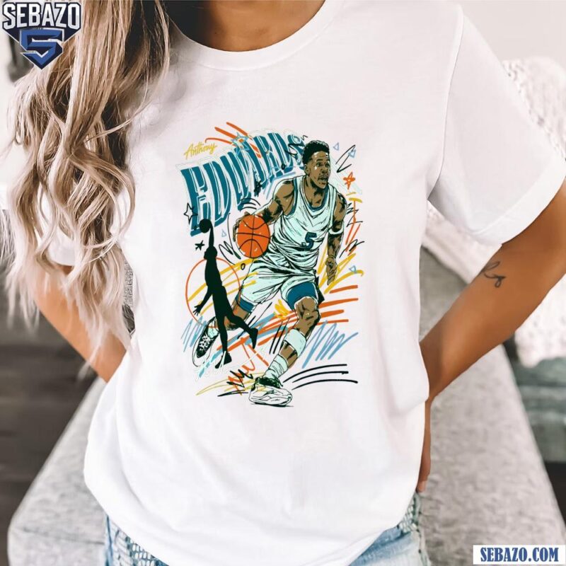 Retro Vintage Anthony Edwards Minnesota Scribble Shirt t-shirt