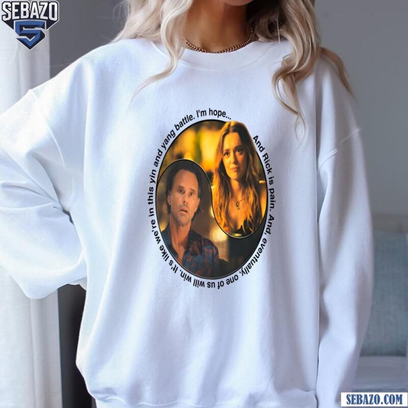 Rick And Chelsea Yin Yang The White Lotus Shirt sweatshirt