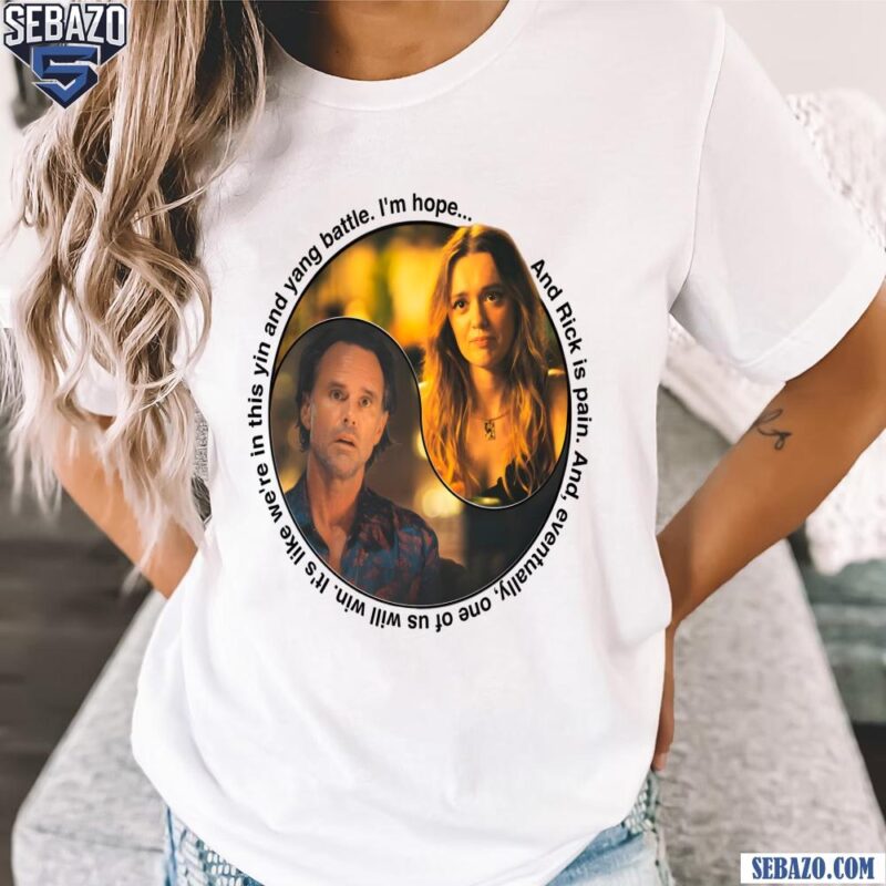 Rick And Chelsea Yin Yang The White Lotus Shirt t-shirt