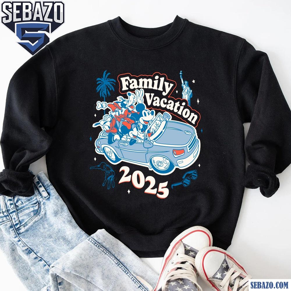 Road Trip With Mickey And Friends Family Vacation 2025 Shirt