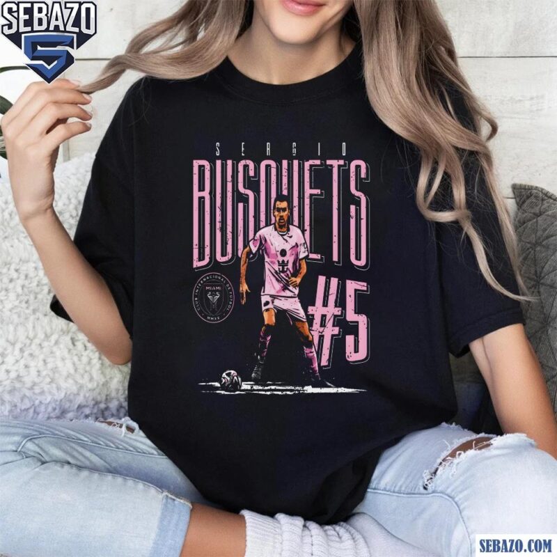 Sergio Busquets 5 Inter Miami t-shirt