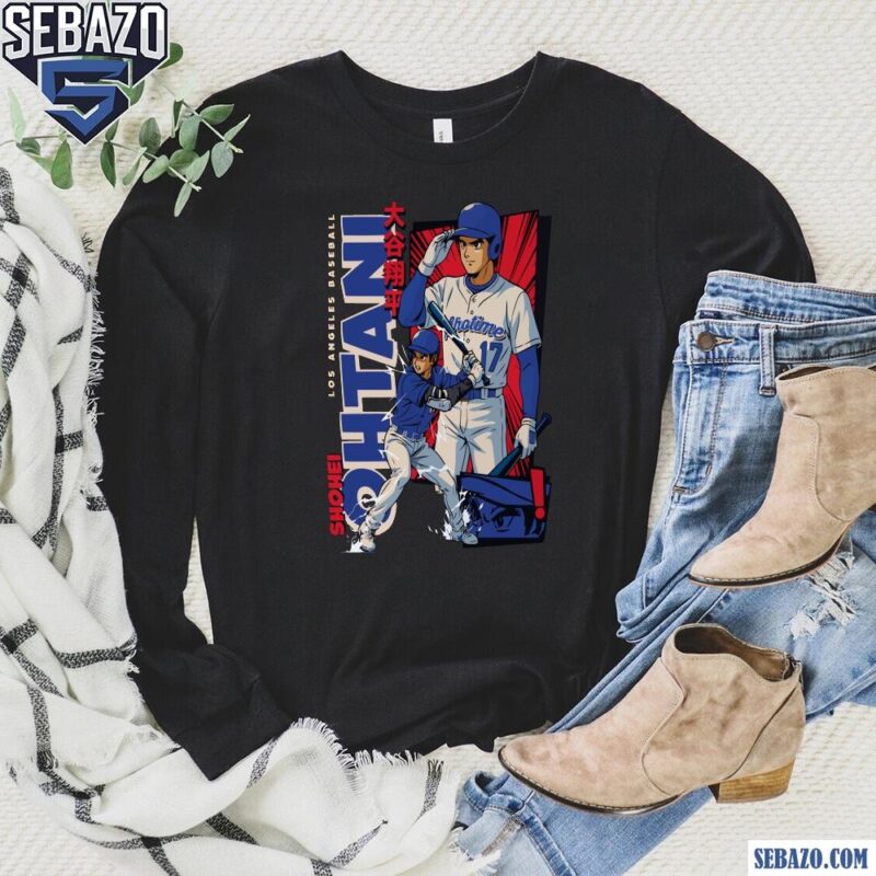 Shohei Ohtani Los Angeles Dodgers Anime Shirt long sleeved