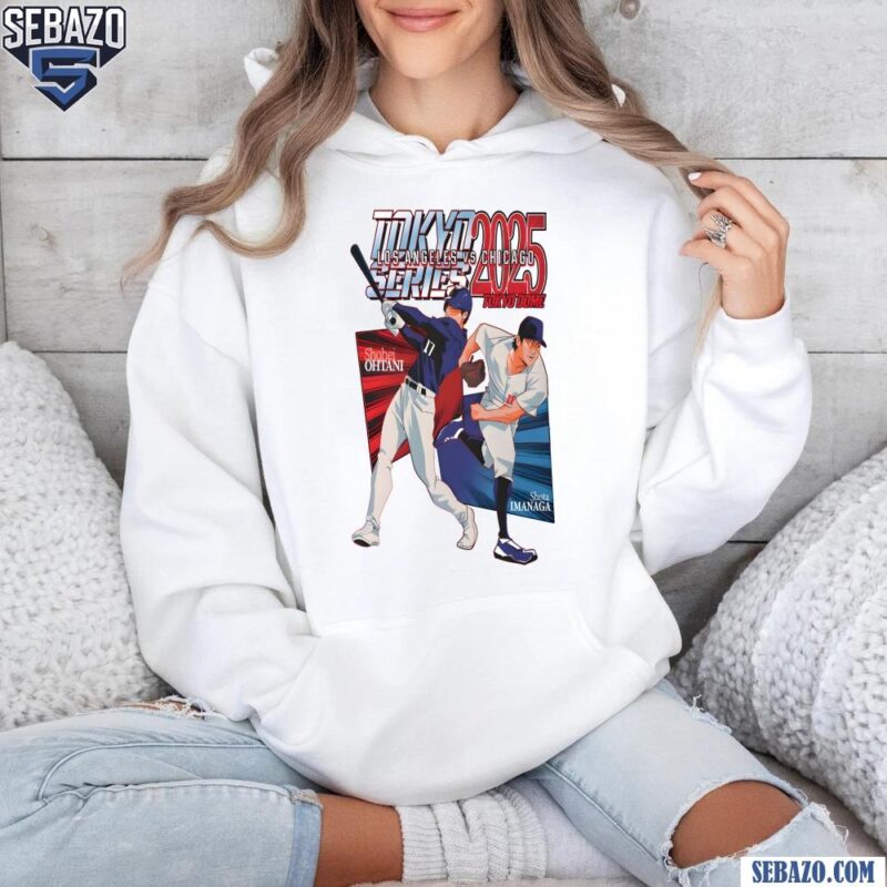 Shohei Ohtani Vs Shota Imanaga 2025 Tokyo Series Anime Shirt hoodie