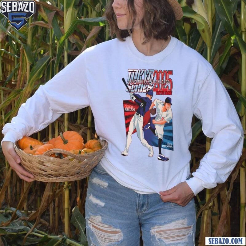 Shohei Ohtani Vs Shota Imanaga 2025 Tokyo Series Anime Shirt long sleeved