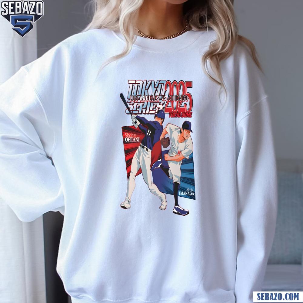 Shohei Ohtani Vs Shota Imanaga 2025 Tokyo Series Anime Shirt