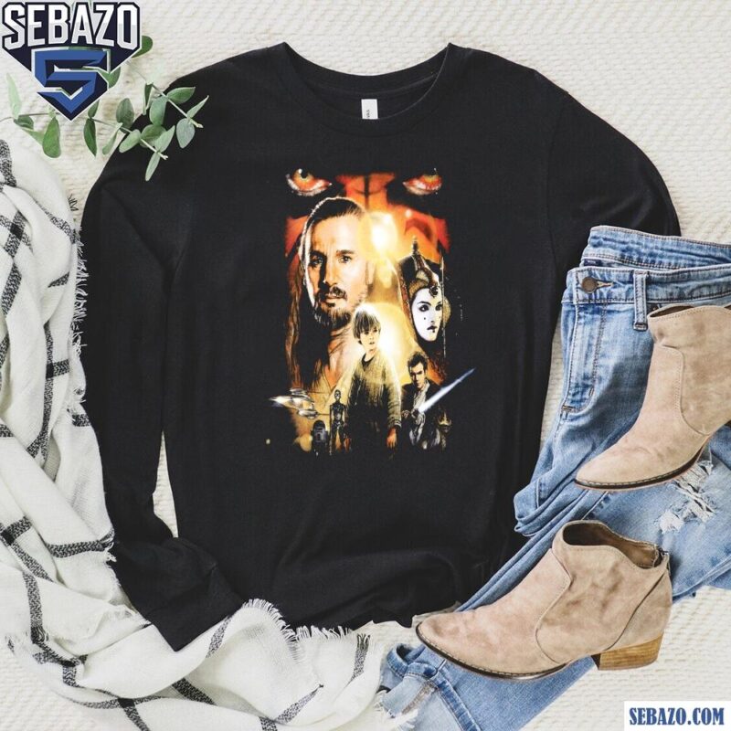 Star Wars Episode I The Phantom Menace Vintage Art Shirt long sleeved