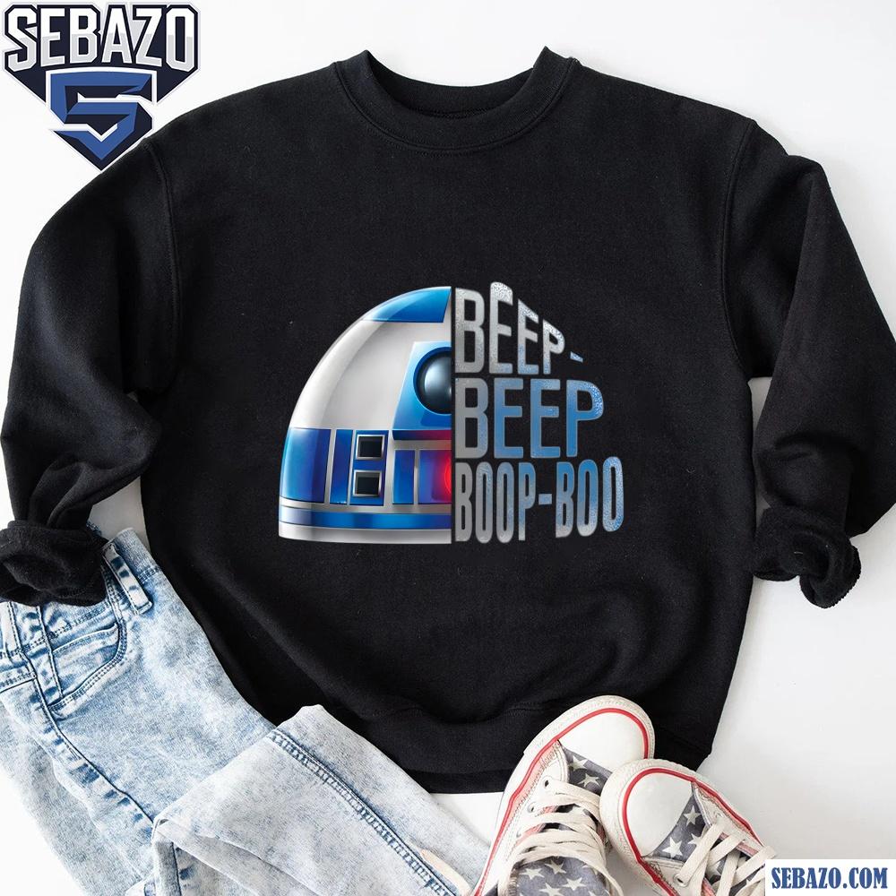Star Wars R2 D2 Beep Boop Boo Funny May The 4th Shirt