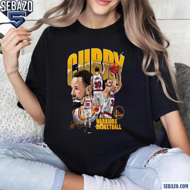 Steph Curry Golden State Warriors Basketball Signature Shirt t-shirt
