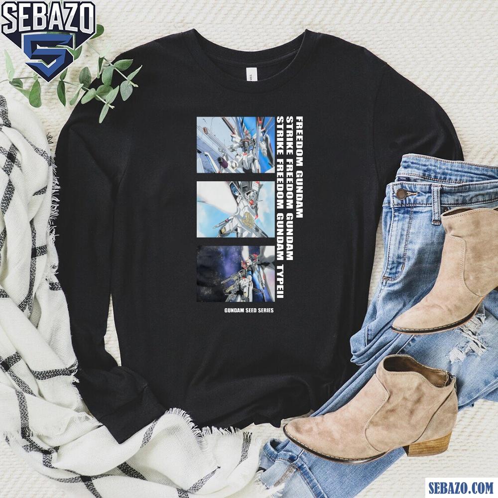 Strike Freedom Gundam Typeii Gundam Seed Series Shirt