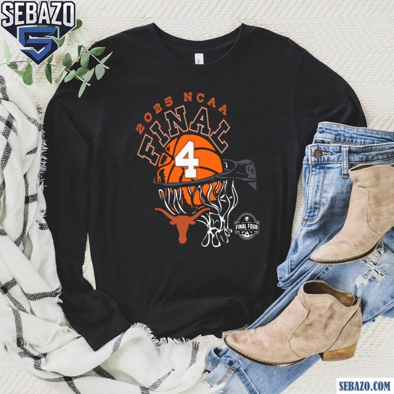 Texas Longhorns 2025 Final Four Ncaa Womens Basketball Shirt long sleeved