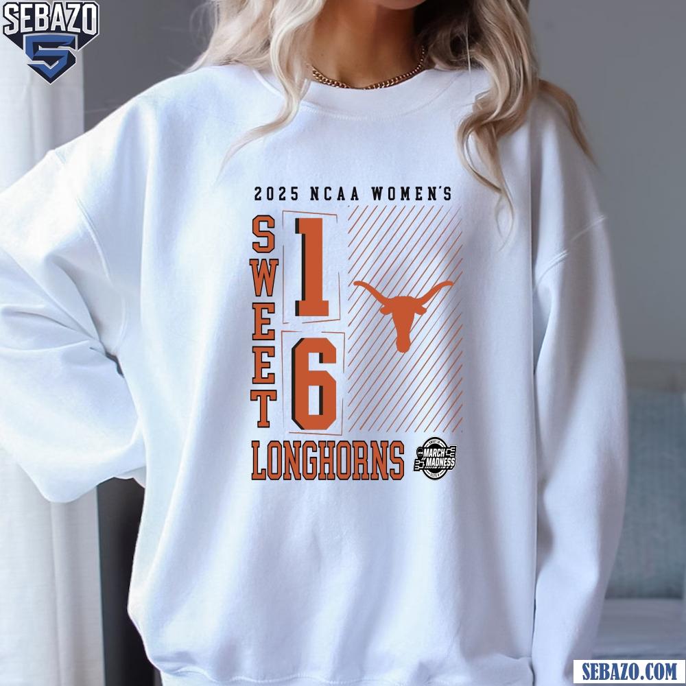 Texas Longhorns 2025 Ncaa March Madness Sweet 16 Shirt