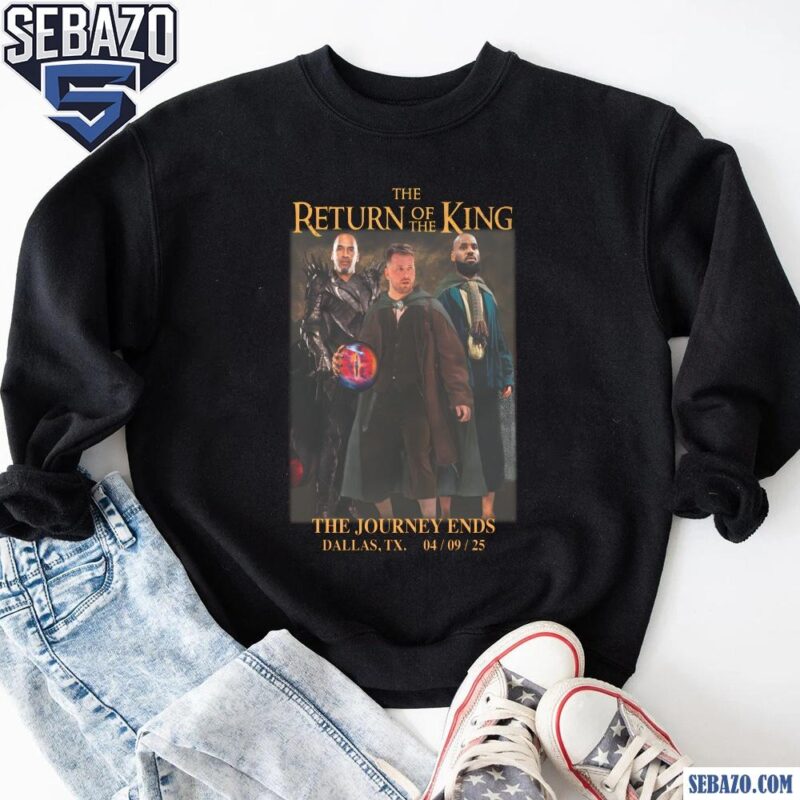 The Return Of The King Parody Lebron James Doncic Shirt sweatshirt