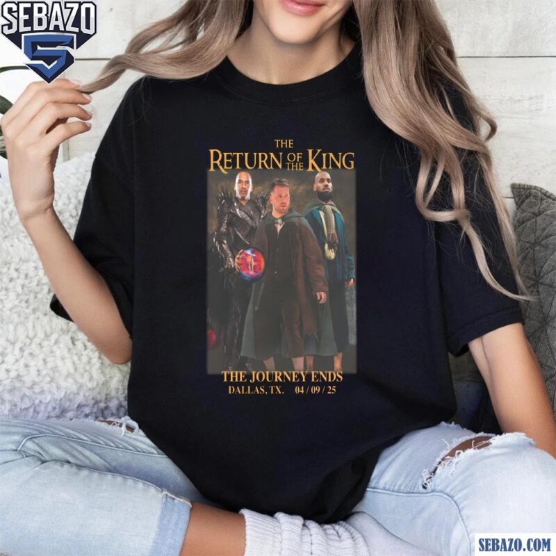 The Return Of The King Parody Lebron James Doncic Shirt t-shirt