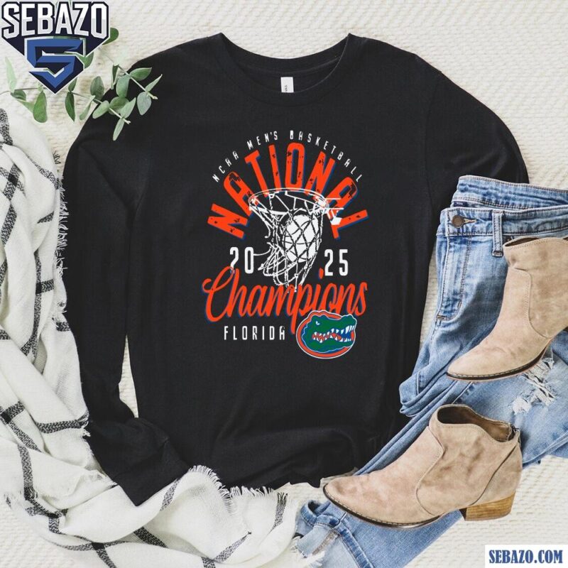 Vintage 2025 National Champions Florida Basketball Shirt long sleeved