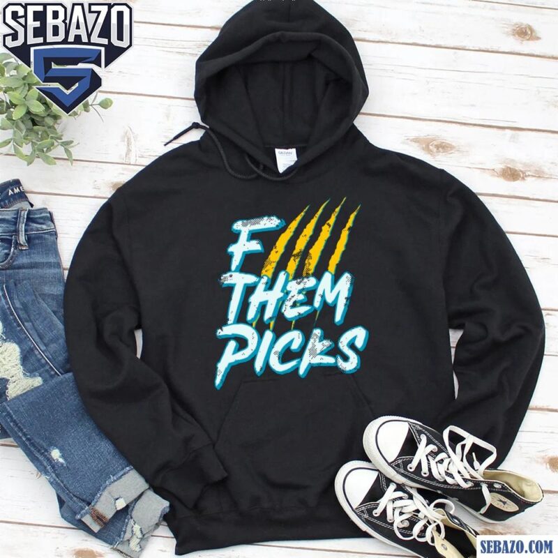 Vintage F Them Picks Jacksonville Jaguars Football Shirt hoodie