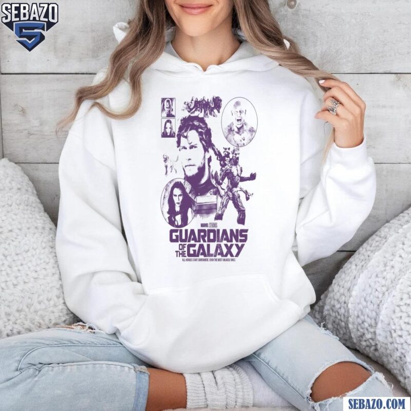 Vintage Marvel Studio Guardians Of The Galaxy Shirt hoodie