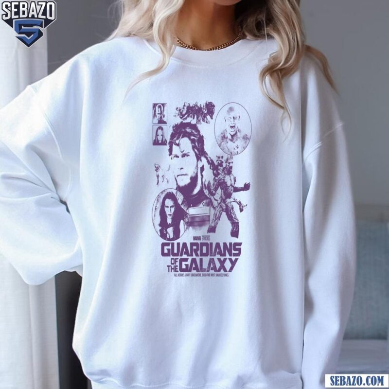 Vintage Marvel Studio Guardians Of The Galaxy Shirt sweatshirt