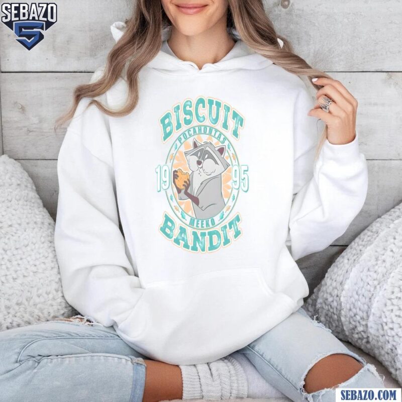 Vintage Meeko Biscuit Bandit Est 1995 Disney Pocahontas Shirt hoodie