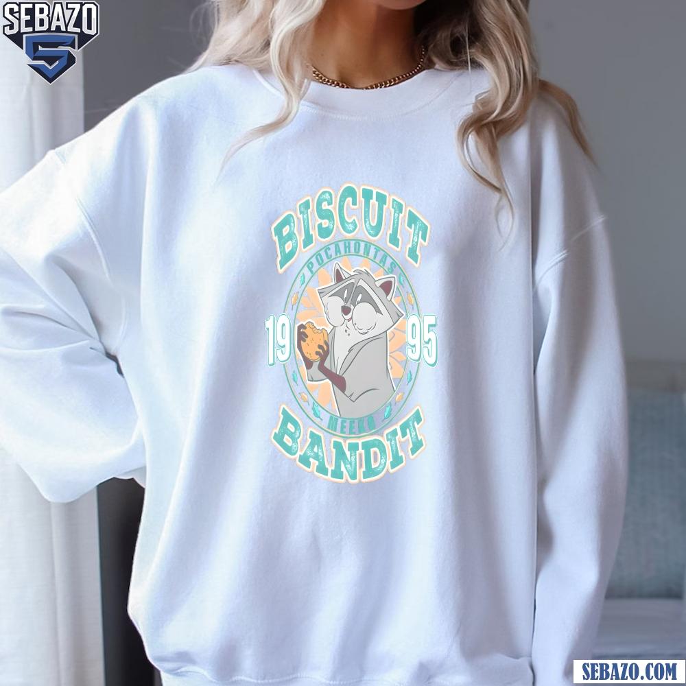 Vintage Meeko Biscuit Bandit Est 1995 Disney Pocahontas Shirt