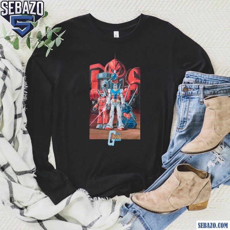 Vintage Mobile Suit Gundam Est 1979 Shirt long sleeved