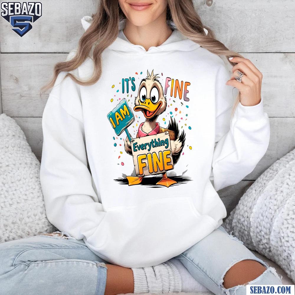 Funny Duck Its Fine Im Fine Everything Is Fine Shirt