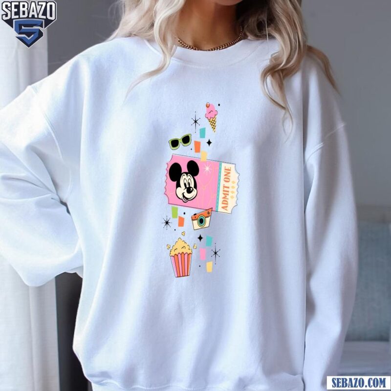 Mickey Mouse Disney Park Ticket Shirt sweatshirt