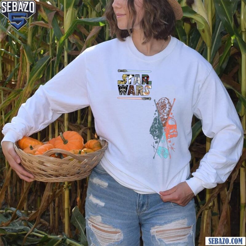 Retro Disney Star Wars Darth Vader Galaxys Edge Shirt long sleeved