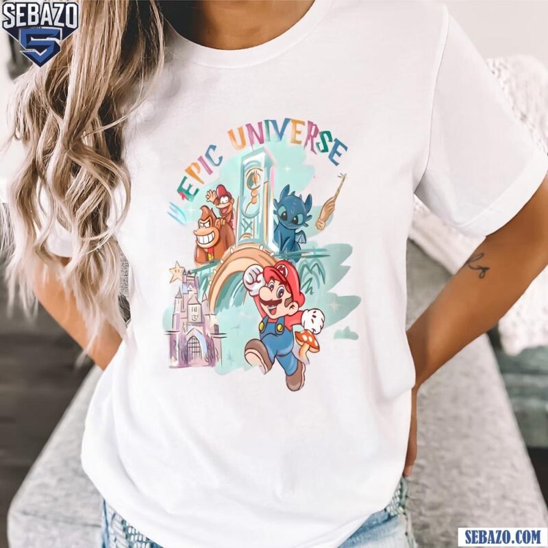 Retro Epic Universe Family Super Mario Shirt t-shirt