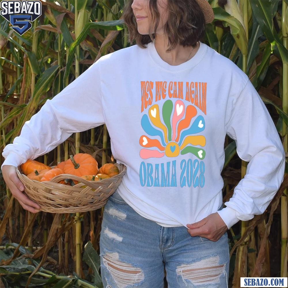 Yes We Can Again Barack Obama For President 2028 Shirt